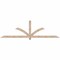 Ekena Millwork Redmond Smooth Timber Gable Bracket, Douglas Fir, 96"W x 28"H x 1 1/2"D x 3 1/2"F, 7/12 Pitch GBW096X28X0204RED00SDF - alternate 1